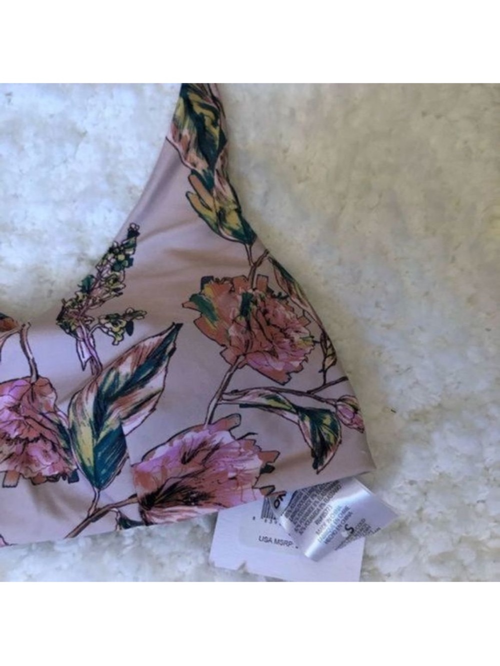 Roxy Pink Floral Bikini Set - Picture 4 of 6